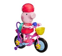 Peppa Pig Ready, Pedal, Go Peppa - Personaggio interattivo con bicicletta