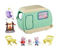 Peppa Pig, playset La Caravan dei Tre Piccoli maialini con 3 Action Figure, Incl