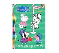 Peppa Pig. Pokoloruj świat. Peppa poznaje zawody