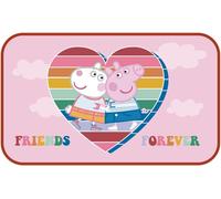 Peppa Pig Poliestere Schiuma Antiscivolo Tappeto Rosa