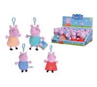 Peppa Pig - portachiavi peluche per zaino (4 varianti)