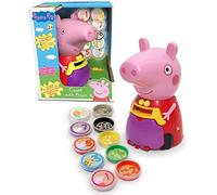 Peppa Pig PP11 Peppa Giocattolo per bambini - apprendimento interattivo e sviluppo del bambino, riconoscimento colori e numeri, conteggio e ascolto - Include 10 monete divertenti, 3+ anni, singolo
