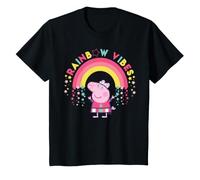 Peppa Pig Rainbow Vibes è la Star di Happy Friends Forever Classic Maglietta