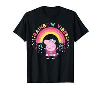 Peppa Pig Rainbow Vibes è la Star di Happy Friends Forever Classic Maglietta