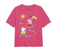 Peppa Pig Rainy Day Maglietta Ragazze (TV2227)