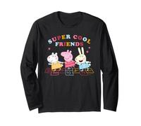 Peppa Pig Rebecca Coniglio Suzy Sheep Friends Forever Classic Maglia a Manica