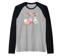 Peppa Pig Rebecca Coniglio Suzy Sheep Friends Forever Classic Maglia con Maniche Raglan