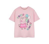 Peppa Pig Rosa Party Time T-shirt a maniche corte Ragazze