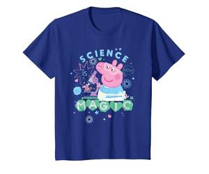 Peppa Pig Science Is Magic Maglietta, Bambini, Blu Reale, 12 Anni