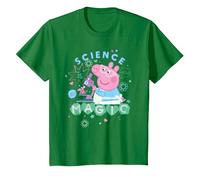 Peppa Pig Science Is Magic Maglietta, Bambini, Verde Mela, 2 Anni