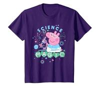 Peppa Pig Science Is Magic Maglietta, Bambini, Viola, 8 Anni
