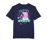 Peppa Pig Science Is Magic Maglietta, Uomo Taglie Grandi, Navy, 4X Tall