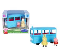 PEPPA PIG SCUOLABUS SUONI Playset 2 FIGURE Peppa e Signora Coniglio HASBRO D4106