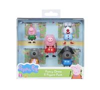 Peppa Pig - set di 5 personaggi in costumi di maschera