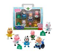 Peppa Pig - Set Dottori e Infermieri, 6 Personaggi con Accessori a Tema Medico Inclusi, per Insegnare ai Piccoli il Tema dell'Inclusione, dai 3 Anni, PPC95000, Giochi Preziosi