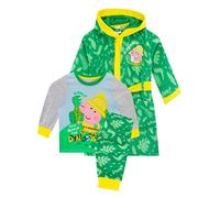 Peppa Pig Set pigiama e vestaglia George Pig per ragazzi Verde 3-4 anni