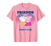 Peppa Pig Suzy Sheep Best Friends Forever BFF Classic Love Maglietta