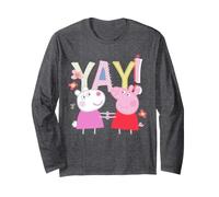 Peppa Pig Suzy Sheep BFF Best Friends Forever Classic Love Maglia a Manica