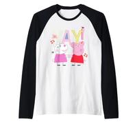 Peppa Pig Suzy Sheep BFF Best Friends Forever Classic Love Maglia con Maniche Raglan