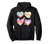 Peppa Pig Suzy Sheep Hearts And Flowers Felpa con Cappuccio