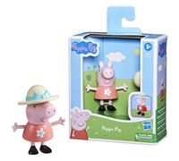 Peppa Pig Toys Peppa Pig - Statuetta di Peppa Pig con accessorio per cappello, giocattolo prescolare per bambine e bambini dai 3 anni in su
