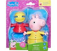 Peppa Pig Travestimento Figura 15cm Bambola Con 6 Pioggia E Neve Moda Accessori