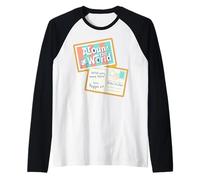 Peppa Pig Trip Postcard Around The World Wish You Were Here! Maglia con Maniche Raglan
