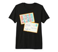 Peppa Pig Trip Postcard Around The World Wish You Were Here! Maglietta Premium