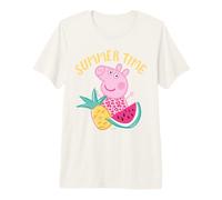 Peppa Pig Vacanze Estive Divertimento Frutta Felice Amici Class Maglietta Premium