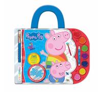 Valigetta con acquerelli. I colorelli. Peppa Pig. Ediz. a colori. Ediz. a spirale. Con acquerelli, pennello, pastello a cera bianco e 1 sorpresa