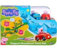Peppa Pig Veicolo Giocattolo Motorizzato Whizz Around Runabout Town Track