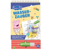 Peppa Pig Wasserzauber - einfach mit Wasser malen: Malbuch mit Wassertankstift für Kinder ab 3 Jahren