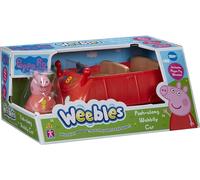 Peppa Pig Weebles Push Along Wobbily Car, First Toy, preschool toy, imaginati...
