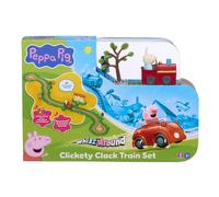 Peppa Pig Whizz Around Clickety Clack Train Set, Motorised Vehicles, Track Toys,