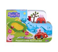 Character Options Peppa Pig Whizz Around Little Red Car Set NUOVO