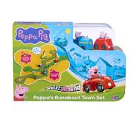 Peppa Pig Whizz Around Peppa’s Runabout Town Set, Motorised Vehicles, Track Toys