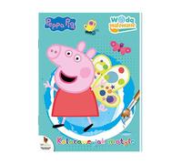 Peppa Pig. Wodą malowane. Kolorowe jak motyle