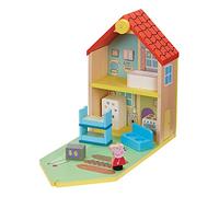 Peppa Wutz Legno Giocattolo Casa Famiglia (con Figure & Accessori) Gioco IN