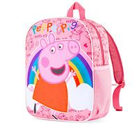 Peppa Pig Zainetto Bambina Zainetto Asilo Bambina Zaino Scuola Elementare Zaino Bambina per Scuola Materna Gita Viaggi Regalo Bambine Accessori Scuola