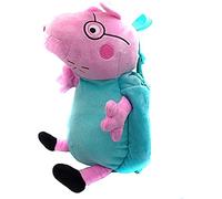 Peppa Pig Zaino in peluche 3D, circa 38-45 cm, turchese, rosa, 45, moderno