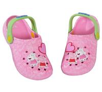 Peppa Pig Zoccoli e Sandali Bambine + ciondoli e distintivi. Scarpe da Interno per Bambini Peppa.