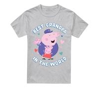 Peppa PigBest Grandpa In The World Maglietta Adulto Unisex (TV21384)