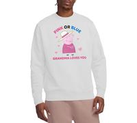 Peppa PigPink Or Blue Grandma Pig Loves You Felpa Donna (TV21374)