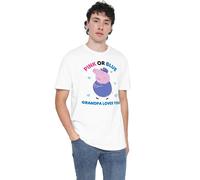 Peppa PigPink Or Blue Grandma Pig Loves You Maglietta Adulto Unisex (TV21249)
