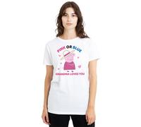 Peppa PigPink Or Blue Grandma Pig Loves You Maglietta Adulto Unisex (TV21649)