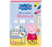 Peppa Wutz Ausmalbilder: Mein bunter Malblock: Mehr als 60 Ausmalmotive | Kinderbeschäftigung ab 3 Jahren