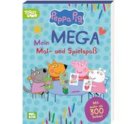 Peppa Wutz Ausmalbilder: Mein MEGA Malspaß: Malvorlagen für Kinder ab 3 Jahren