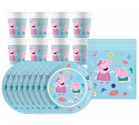 Peppa Wutz - Compleanno (Compostabile, 36-teilig) Piatti Tazza