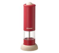Pepper Grinder, Automatic Salt Mill, 6,89 x 2,36in, Electric Seasoning Grinder, Adjustable Coarseness, Ricaricabile per Kitchen Gadget, Sturdy ABS PC Stainless Steel, 375 g Weight