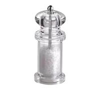 Pepper Grinder, Manuale Salt Shaker, Refillable Mill, Clear Seasoning Jar, Adjustable Kitchen Gadget for Cooking Peppercorns in Apartment Home BBQ and Everyday Meal Prep
